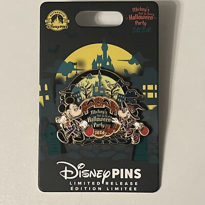 2024 Disney World Mickey's Not So Scary Halloween Party Limited Pin Minnie Mouse
