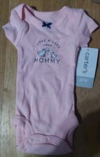 Carter's Girls Pink  blue Preemie baby Set  New I'm An Ex Smoker