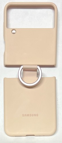 Samsung - Silicone Cover with Ring for Galaxy Z Flip4 - Pink