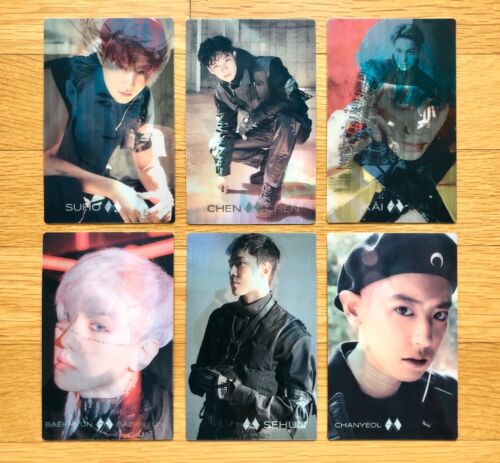 EXO OBSESSION Ver. SM TOWN SUM Official Lenticular Photocards 