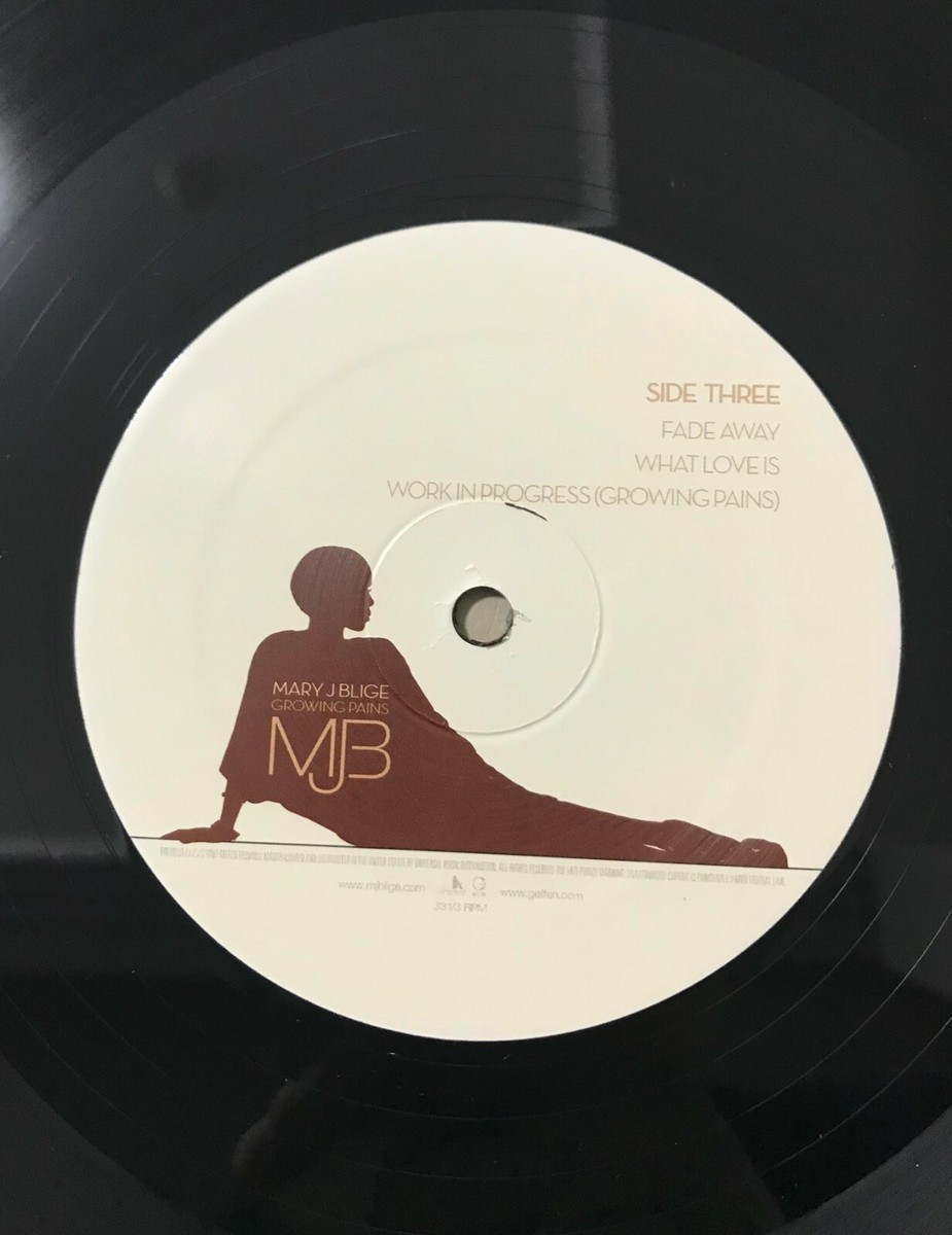Mary J. Blige / Growing Pains 2007 US Original 2LP Geffen Records