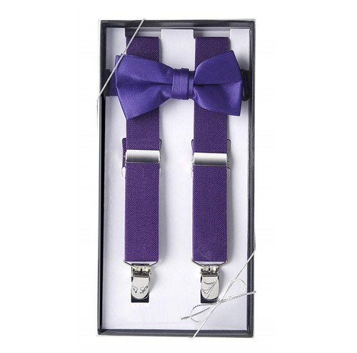 New Suspender and Bow Tie Sets for Boys Girls Kids Child Children -Ship from USA - Picture 26 of 31