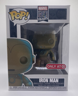 Funko Pop Marvel 80th Iron Man (Patina) 498 Target Exclusive  