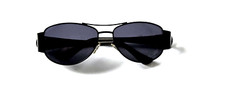 VIA SPIGA 414-S 50A ZYLOWARE OVAL BLACK GREY AUTHENTIC SUNGLASSES 58-15-130
