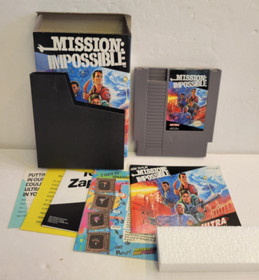 Mission Impossible Nintendo NES (CIB, authentic) 1990
