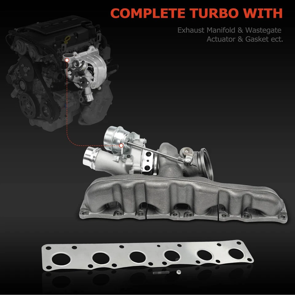 Turbocompressor para BMW X5 2011-2013 X6 2011-2014 AWD automático 8 velocidades Trans - Imagem 2 de 4