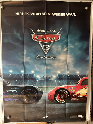 Filmposter * Kinoplakat * A0 * Cars 3 - Evolution * 2017