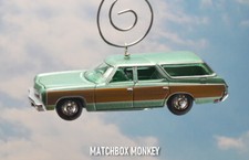 Green 1973 Chevy Caprice Wagon Christmas Ornament Chevy Station 4 Door Adorno