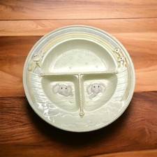 Noah  s Ark Lenox China  Child's Divided Plate Baby Gift First Birthday