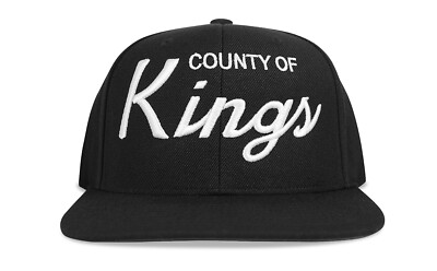 Brklyn Fit : COUNTY OF KINGS (BLACK/WHITE) - SNAPBACK