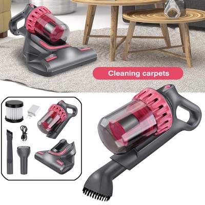 Cordless Mattress Vacuum Cleaner Bed Anti-Dust Mite Dust Vacuum Cleaner UV Light