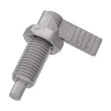 Lever Locking Indexing Spring Plunger M12 x 6mm Stainless Steel Pin Bolt Thread