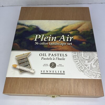 Sennelier Wooden Box Oil Pastel Set, 36 Count (Pack of 1), Multicolor