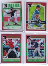 2017 Optic Dominator Red Prizm Refractor #9 Corey Kluber Indians /99