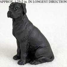 Great Dane Mini Figurine Black Uncropped