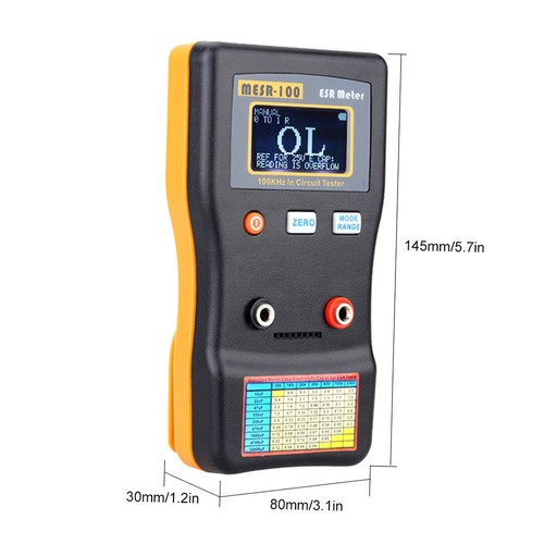 MESR-100 Capacitor Tester Ohm Meter Professional Measuring Internal Q1T7 - Picture 12 of 12