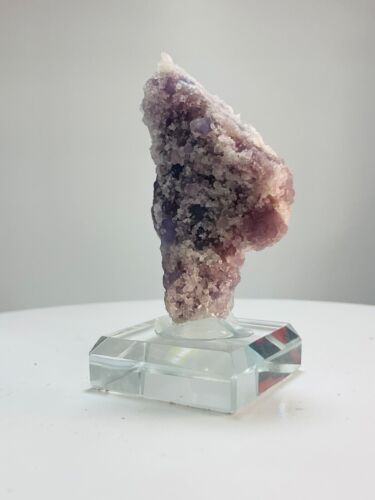Traubenachat-Amethyst Traube-Achat Traube-Indonesien-Sammler-Glas abgeschrägter Sockel - Bild 9 von 15