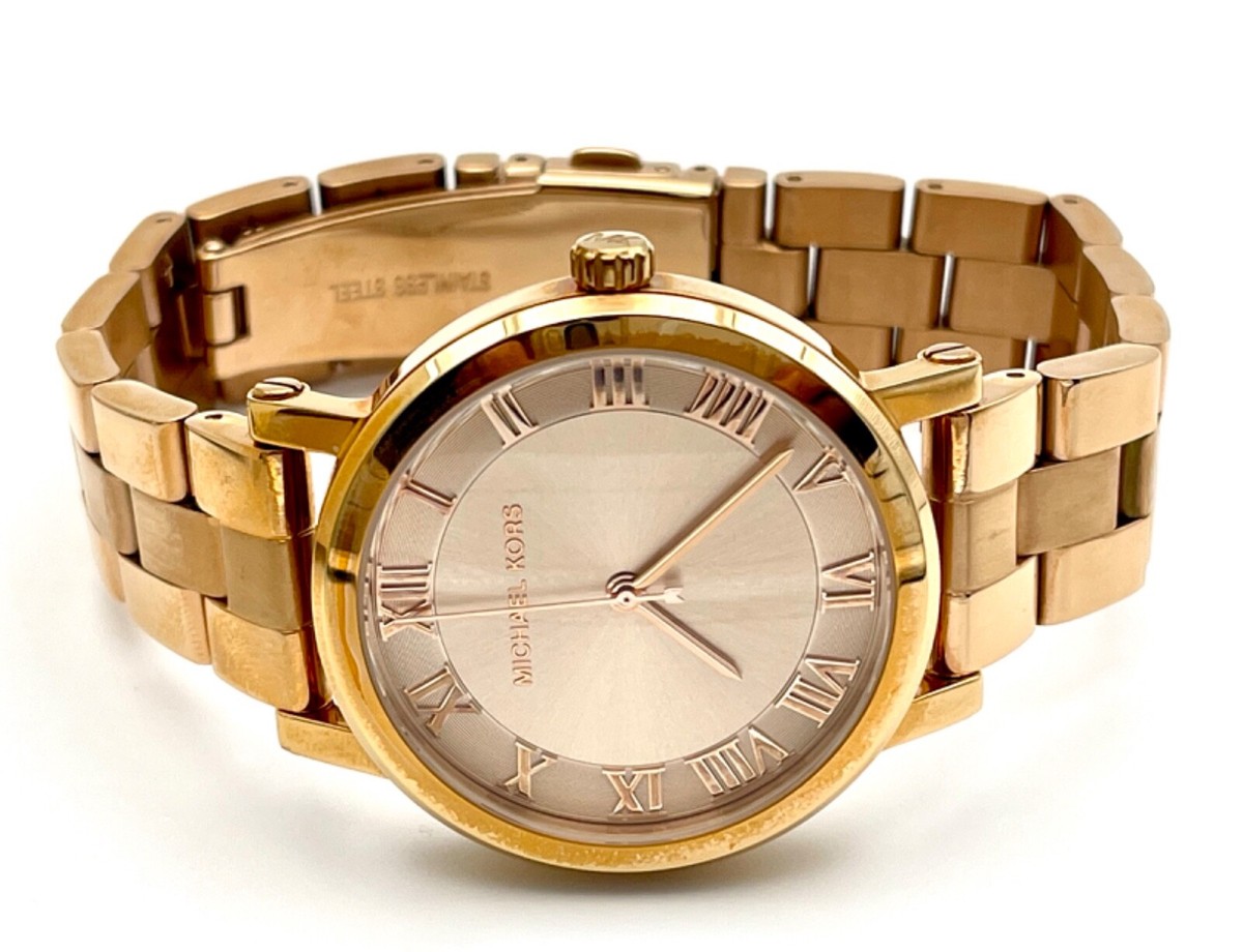 Michael Kors Norie Rose Gold Tone Stainless Steel 38mm