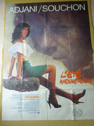L'été Meurtrier Adjani Souchon affiche movie poster cinema 120x160cm