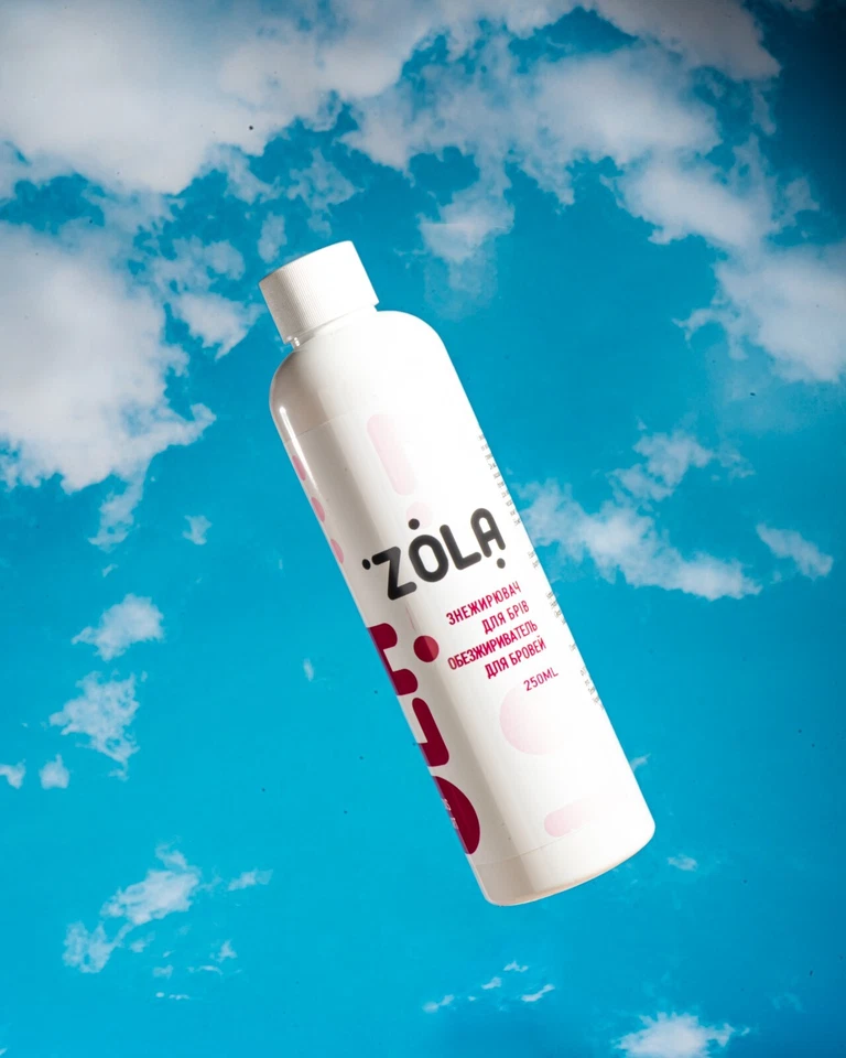 Degreaser Eyebrow 2*250ml with effect of healing and moisturizing the skin ZOLA - Image 3 of 3