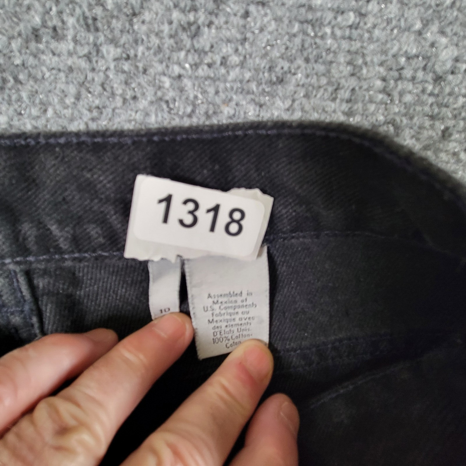 Calvin Klein Womens Jeans (10 Label) Missy Straight Leg Black 5 Pocket NWOT thumbnail 7