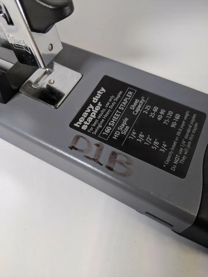 Swingline 160 Page Heavy Duty Stapler ~ Mid Century Machine Age ~ 39002 - Image 4 of 4