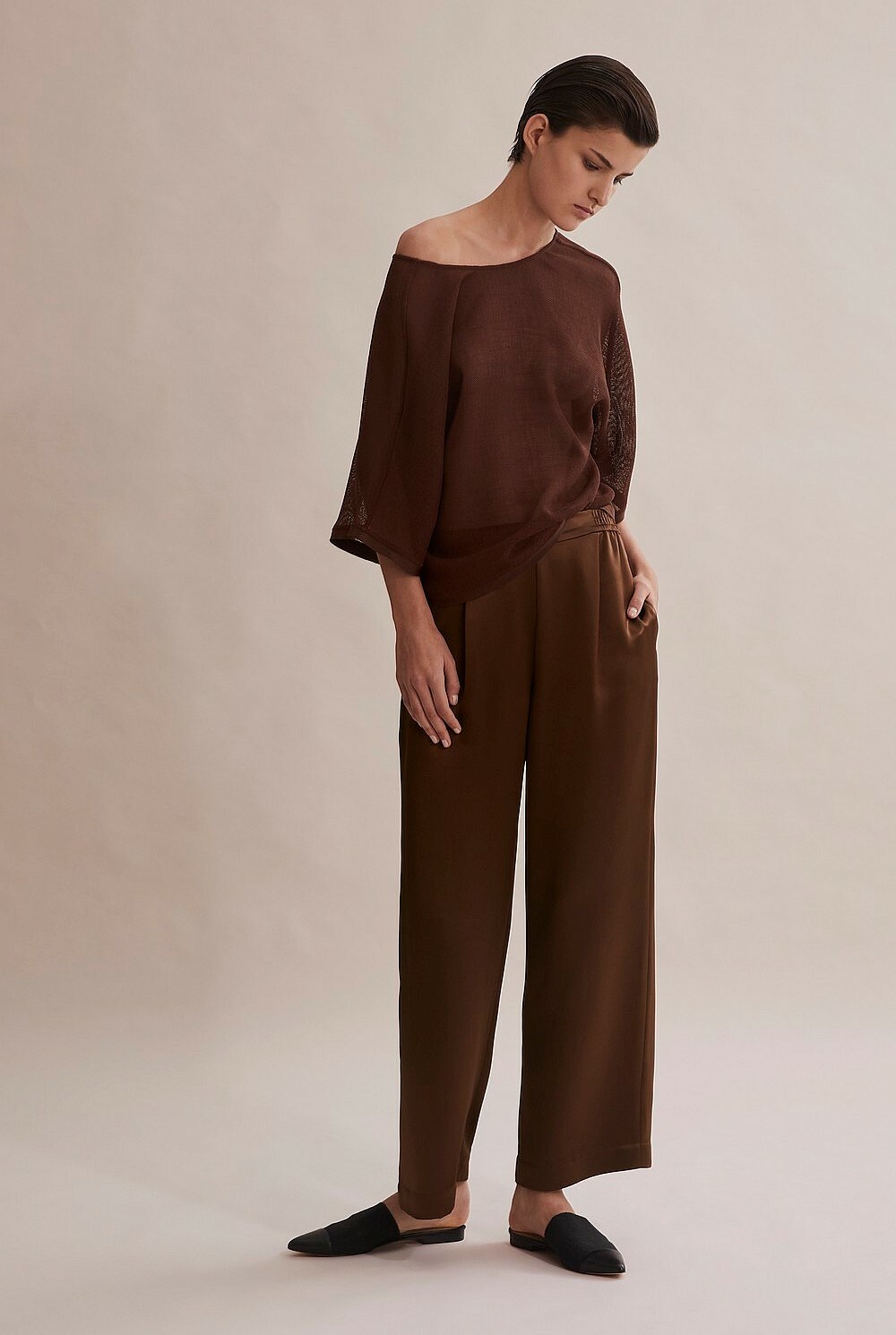 NWT $199 Designer COUNTRY ROAD Wide Leg Satin Palazzo Pants 6 8 10 12 14 16  COCO | eBay