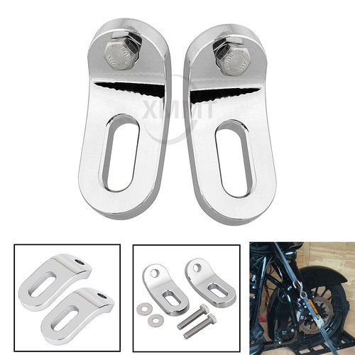 Chrome Motorcycle Touchless TieDowns Bracket For Harley Street Glide