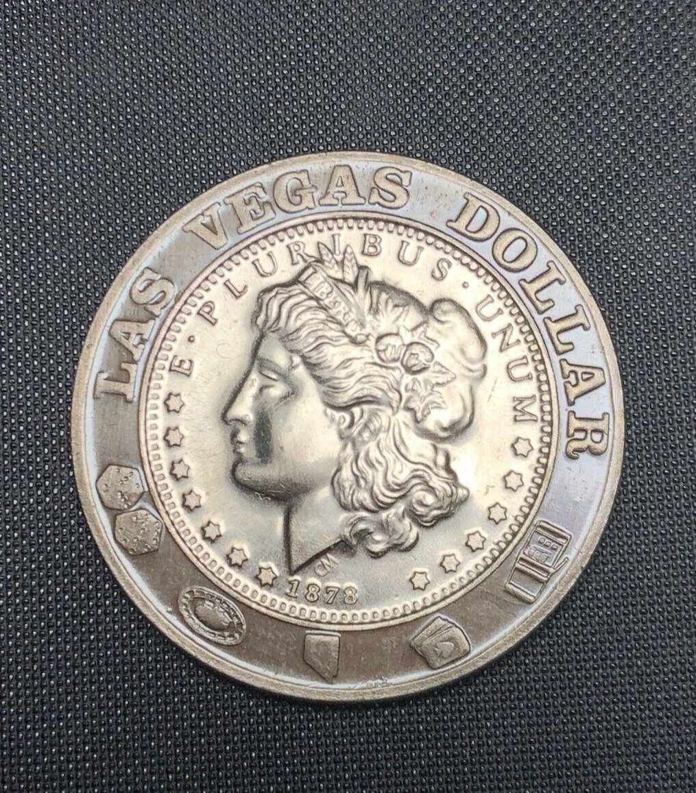 1878 LAS VEGAS DOLLAR ラスベガス　ドル　硬貨　コイン　銀貨 1878 Morgan Las Vegas Dollar Token - Entertainment Capitol