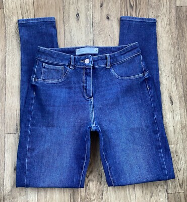 Damen Gr. 12 L NEXT 360 Blau Jeans Jeggings Super Skinny Taille 30 Bein 31