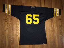 Vintage Pittsburgh Steelers Jersey Pre 1973 Russel Mills Inc Mens Large