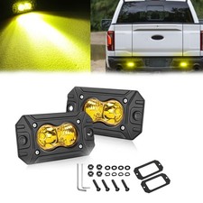 2X 4 Inch LED Work Cube Light Bar Pods fog Lamps for Pickup SUV UTV 4WD offroad