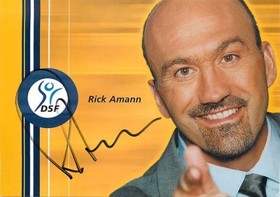 Rick Amann DSF Autogrammkarte signiert - Deutscher TV-Moderator
