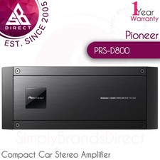 Pioneer Prs-D800 2-Kanal Kompakter Auto Stereo Verstärker│Class-D│Brückbar│4 Ohm