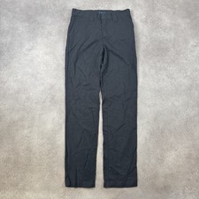 Dickies Trousers Womens 30" Vintage Flex Durable Canvas Pants, Black