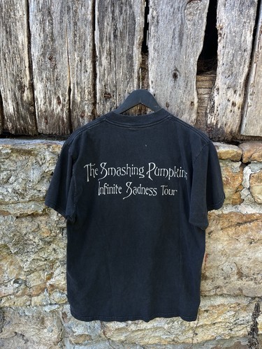 Smashing Pumpkins 1996 Vintage Black T-Shirt the Worl… - Gem