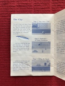 1990 Dick Tracy Sega Master System US Version Tested CIB Cart Manual & Case Rare