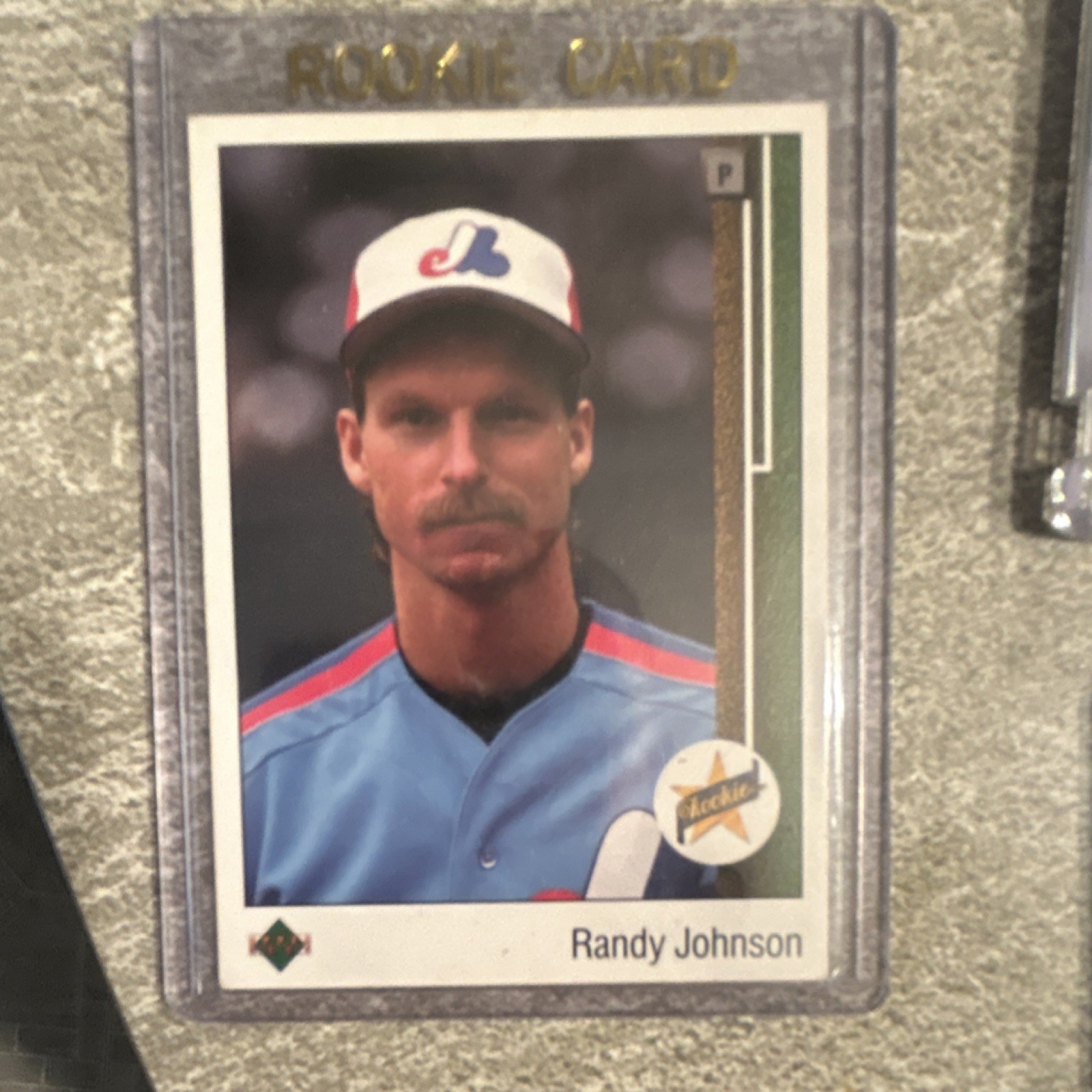 1989 Upper Deck Star Rookie Randy Johnson Montreal Expos #25 Baseball Card