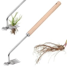 Long Handle Weed Remover Tool, Weeding Tools for Garden, Stainless Steel Forged
