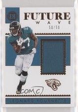 2018 Panini Encased Future Wave Materials 50/50 Leonard Fournette #FW-21 6fs