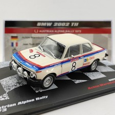 Diecast IXO 1:43 Scale BMW 2002 TII AIpine Rally 1973 Alloy Car Model
