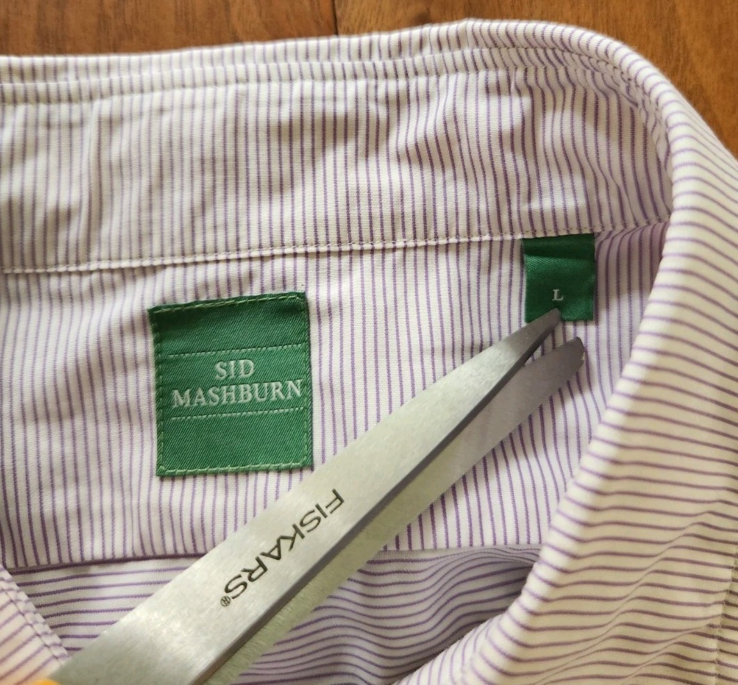 Sid Mashburn Button Down Long Sleeve Striped Shir… - image 5