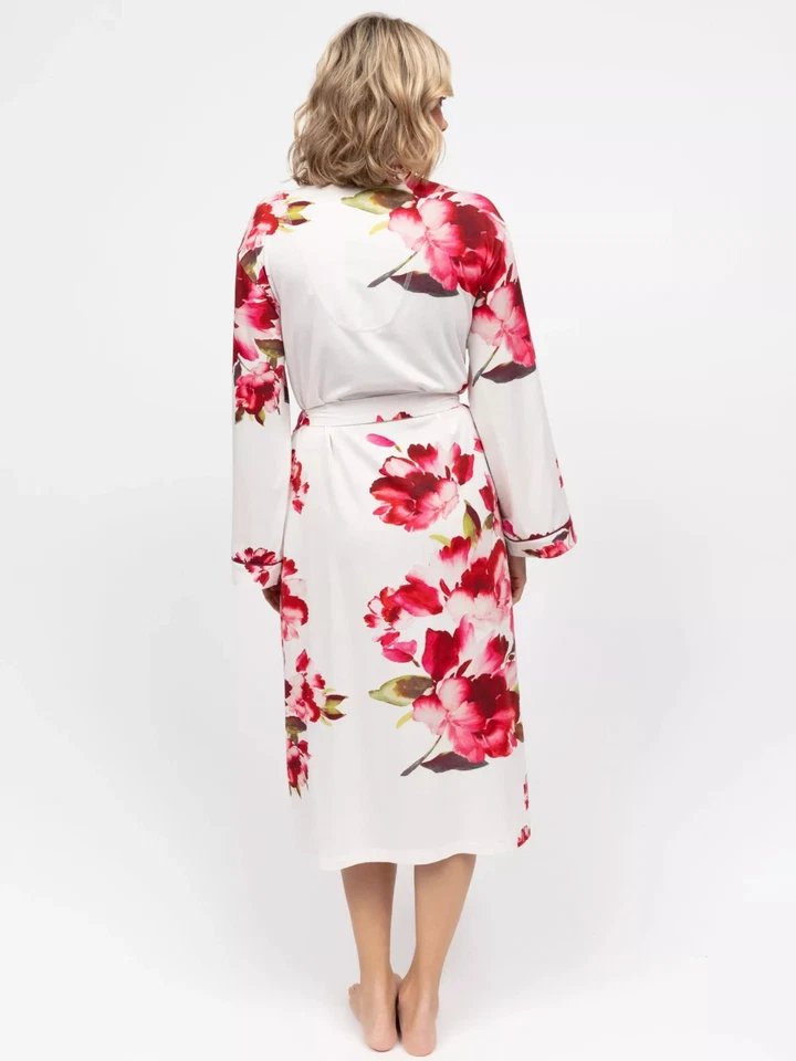 Cyberjammies Long Jersey Robe Isabella Sizes 10 12 14 16 18 20 - Image 2 of 3