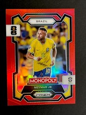 Neymar 2026 Panini Monopoly Red Prizm SSP # 15💥FIFA World Cup💥Brasil💥