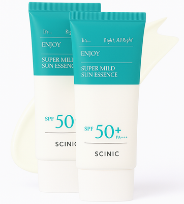 #ad 🌿 SCINIC Enjoy Super Mild Sun Essence SPF50 PA 50 ml 1.69 fl oz 2 Pack $13.97
