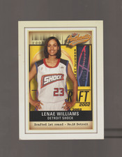 lenae williams 2002 wnba rookie #ed 0001,2002,depaul,addison ill,detroit shock