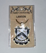 Lawson Family Crest Keyring