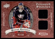 2008-09 UD Artifacts Treasured Swatches Patch Pascal Leclaire 01/10 #TSD-PL
