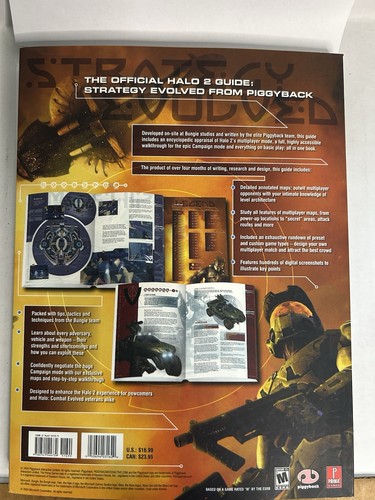 Guide Stratégie Officiel Halo 2 Sur Xbox - Édition Complète PAL Français Piggyback