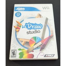 uDraw Studio Nintendo Wii Game CiB with Manual THQ Art Software RVL-GUME-USA